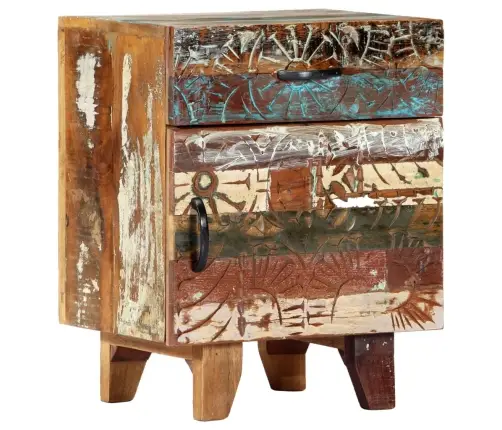 Naktsskapītis, Ar Kokgriezumiem, Pārstrādāts Masīvkoks Vidaxl