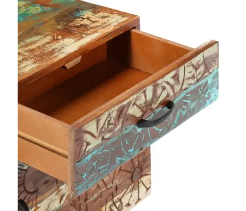 Naktsskapītis, Ar Kokgriezumiem, Pārstrādāts Masīvkoks Vidaxl