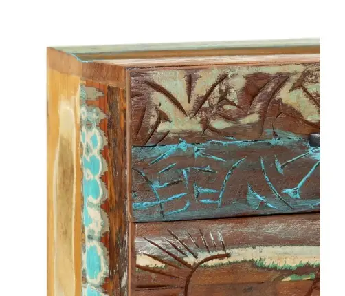 Naktsskapītis, Ar Kokgriezumiem, Pārstrādāts Masīvkoks Vidaxl