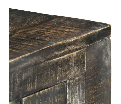 Rakstāmgalds, 110X50X75 Cm, Melns Mango Masīvkoks Vidaxl
