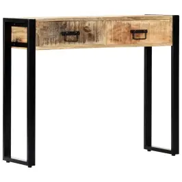 Konsoles Galdiņš, 90X30X75 Cm, Mango Masīvkoks Vidaxl