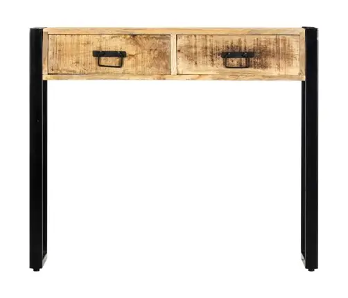 Konsolinis Staliukas, 90X30X75 cm Mango Medienos Masyvas