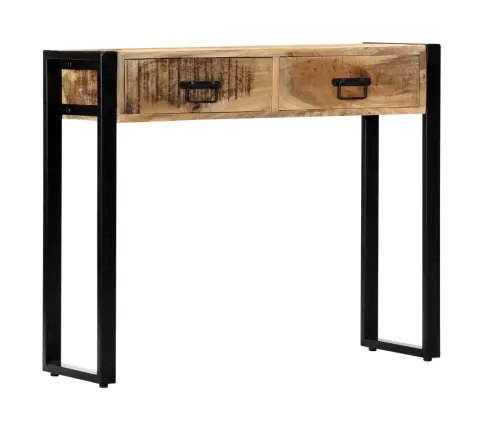 Konsoles Galdiņš, 90X30X75 Cm, Mango Masīvkoks Vidaxl