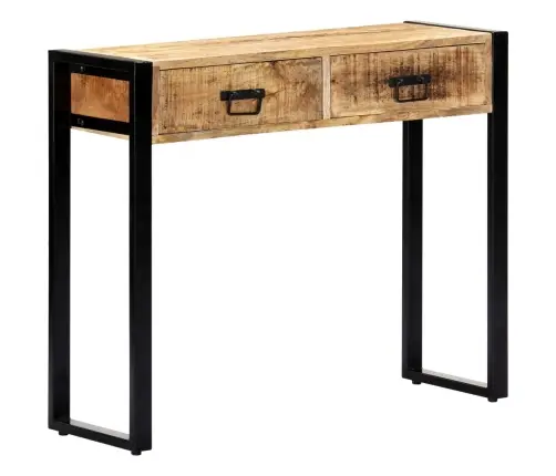 Konsolinis Staliukas, 90X30X75 cm Mango Medienos Masyvas