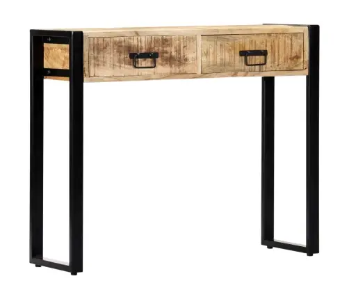 Konsolinis Staliukas, 90X30X75 cm Mango Medienos Masyvas