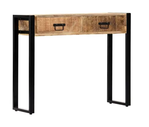 Konsolinis Staliukas, 90X30X75 cm Mango Medienos Masyvas