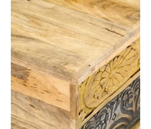 Kavos Staliukas, 100X50X35 cm Mango Medienos Masyvas Kavos Staliukas, 100X50X35 cm Mango Medienos Masyvas