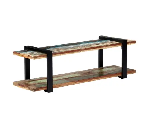 Televizoriaus Spintelė, 130X40X40cm Perdirbtos Med. Masyvas