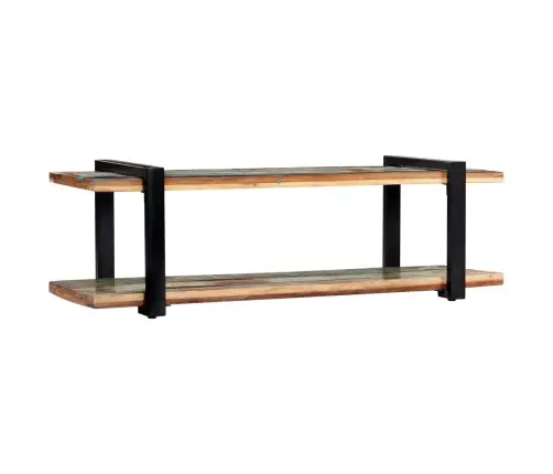 Televizoriaus Spintelė, 130X40X40cm Perdirbtos Med. Masyvas