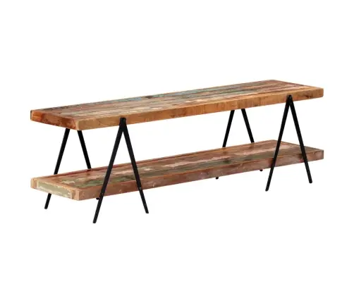 Tv Plauktiņš, 160X40X50 Cm, Pārstrādāts Masīvkoks Vidaxl Tv Plauktiņš, 160X40X50 Cm, Pārstrādāts Masīvkoks Vidaxl