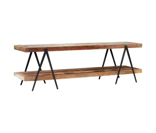 Tv Plauktiņš, 160X40X50 Cm, Pārstrādāts Masīvkoks Vidaxl Tv Plauktiņš, 160X40X50 Cm, Pārstrādāts Masīvkoks Vidaxl