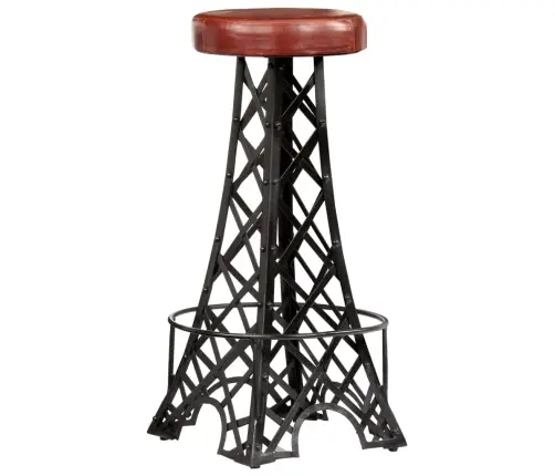 Bāra Krēsli, 2 Gab., Dabīgā Āda Vidaxl