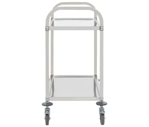 Virtuvės Vežimėlis, 96,5X55X90cm Nerūdijantis Plienas