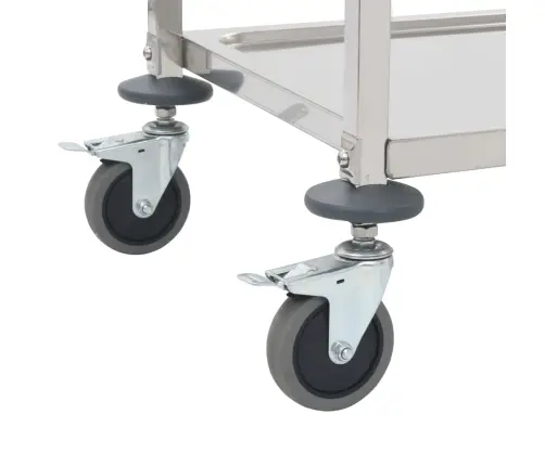 Viie Korrusega Köögikäru, 107 X 55 X 147 cm Roostevaba Teras