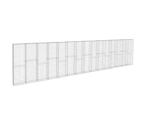Gabiono Siena Su Dang., Galvanizuotas Plienas, 900X50X200Cm