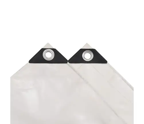Brezenta Pārklājs, 650 G/M², 1,5X10 M, Balts Vidaxl