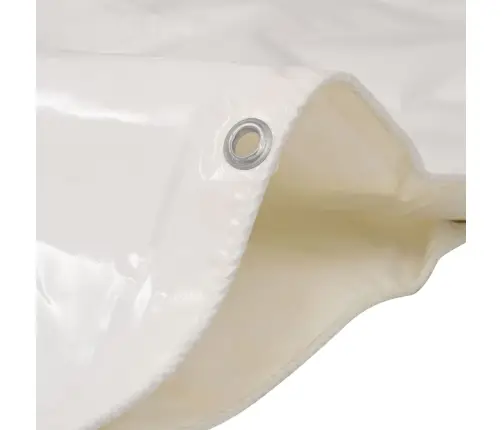 Brezenta Pārklājs, 650 G/M², 1,5X20 M, Balts Vidaxl