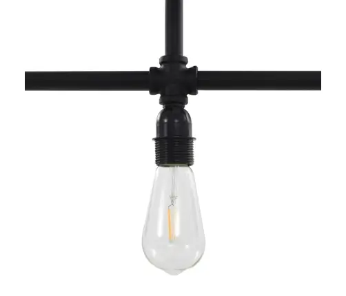 Lubinis Šviestuvas, Juodos Spalvos, 3 X E27 Lemputės