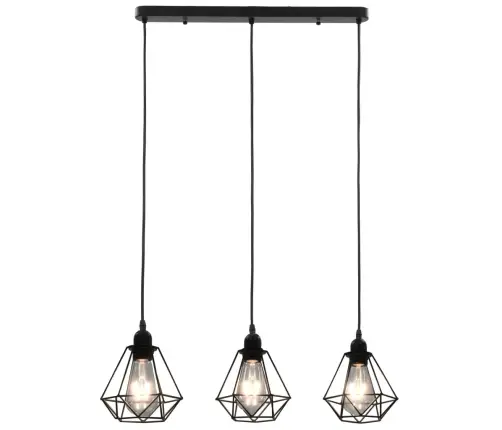 Laelamp, Teemandidisain, Must, 3 X E27 Pirni