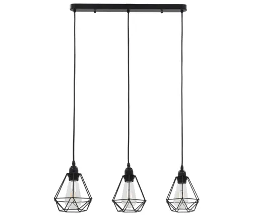 Laelamp, Teemandidisain, Must, 3 X E27 Pirni