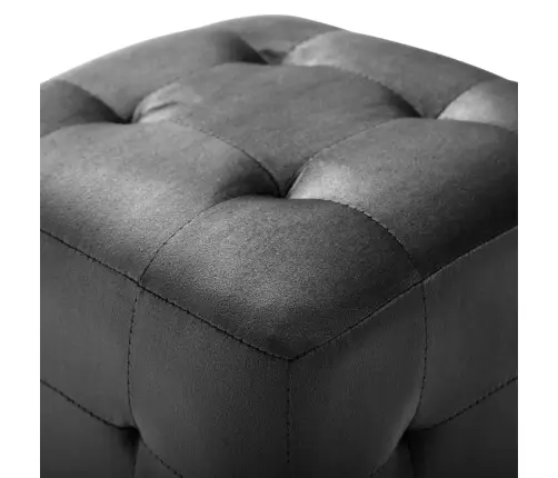 Öökapid 2 Tk, Must, 30 X 30 X 30 cm Sametkangas