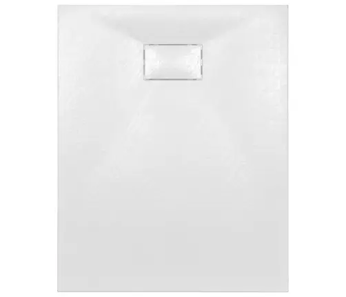 Dušas Pamatne, 100X80 Cm, Smc, Balta Vidaxl