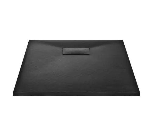 Dušas Pamatne, 90X70 Cm, Smc, Melna Vidaxl