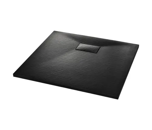 Dušo Padėklas, Juodos Spalvos, 90X80 cm Lieto Lakšto Junginys