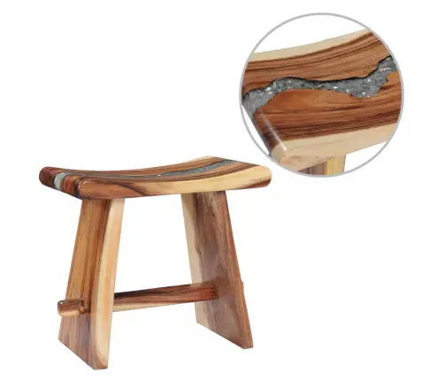 Soliņš, Masīvs Lietus Koks Un Polirezīns Vidaxl