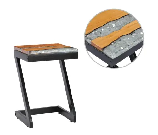 Kavos Staliukas, 30X30X50cm Tikmedis Ir Sintetinė Derva