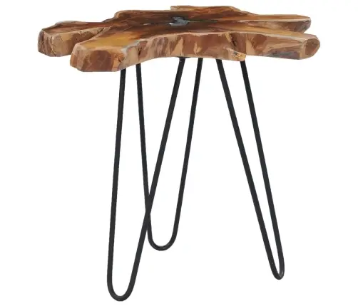 Kohvilaud, 70 X 45 cm Toekas Tiikpuu Ja Polüvaik