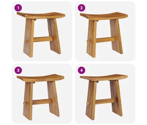 Sols, Masīvs Tīkkoks Vidaxl