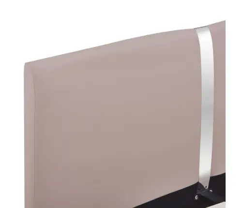 Gultas Rāmis, Kapučīno Krāsas Mākslīgā Āda, 140X200 Cm Vidaxl