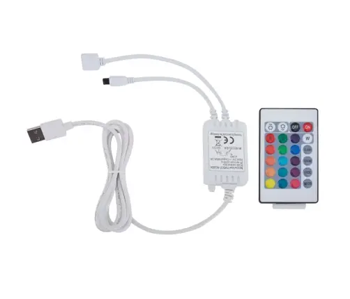 Gultas Rāmis Ar Led, Balta Mākslīgā Āda, 90X200 Cm Vidaxl