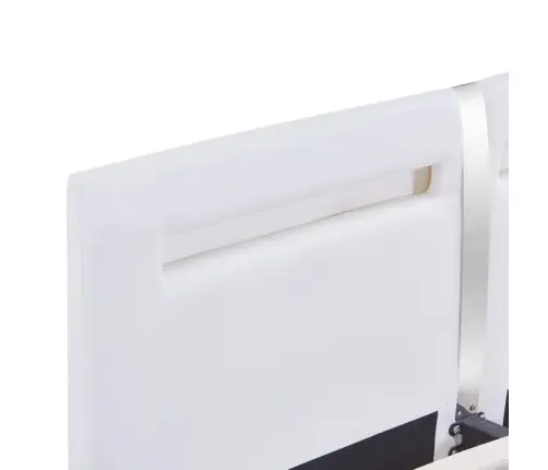 Voodiraam Lediga, Valge, Kunstnahast, 180 X 200 Cm