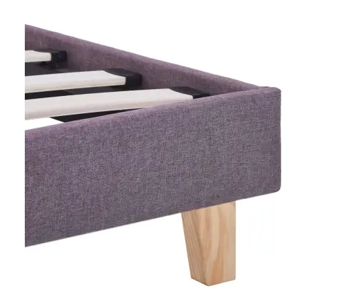 Gultas Rāmis Bez Matrača Taupe Audums 135X190 Cm Vidaxl