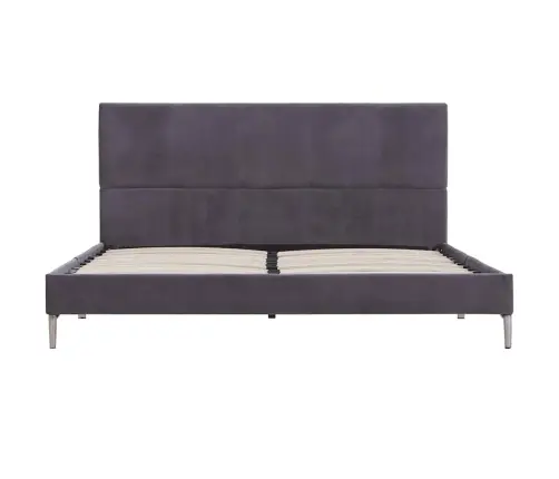 Gultas Rāmis Bez Matrača, Pelēks, Audums, 135X190 Cm Vidaxl Gultas Rāmis Bez Matrača, Pelēks, Audums, 135X190 Cm Vidaxl