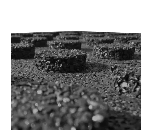 Drošības Flīzes, 24 Gab., 50X50X3 Cm, Melna Gumija Vidaxl