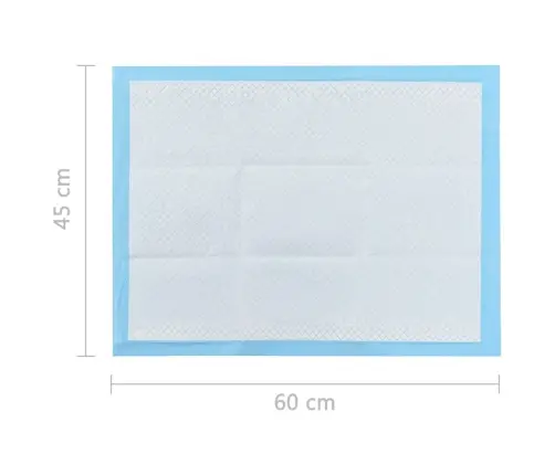 Absorbējošie Paladziņi Mājdzīvniekiem, 100 Gab., 60X45 Cm Vidaxl