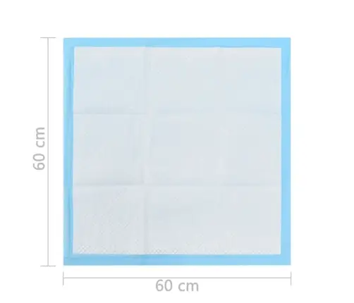 Absorbējošie Paladziņi Mājdzīvniekiem, 100 Gab., 60X60 Cm Vidaxl