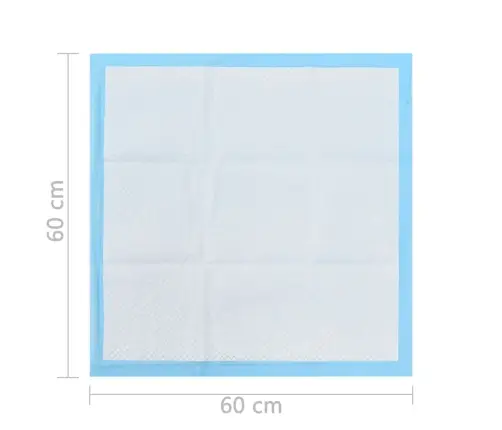 Absorbējošie Paladziņi Mājdzīvniekiem, 400 Gab., 60X60 Cm Vidaxl