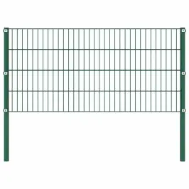 Žoga Panelis Ar Stabiem, Dzelzs, 176,5X80 Cm, Zaļš Vidaxl