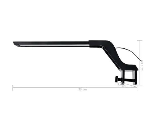 Akvārija Led Lampa Ar Stiprinājumu, 25-45 Cm, Zila Un Balta Vidaxl