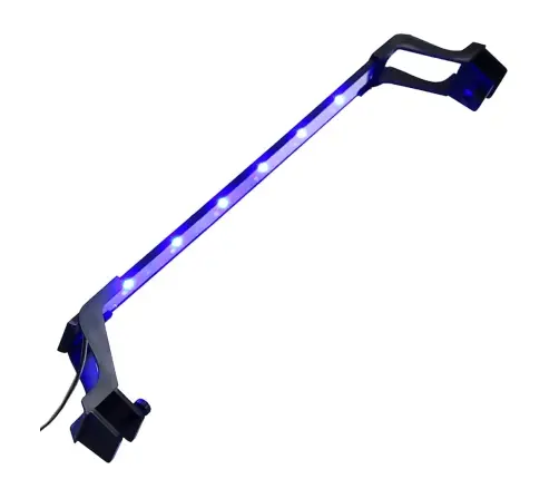 Akvārija Led Lampa Ar Stiprinājumiem, 55-70 Cm, Zila Un Balta Vidaxl