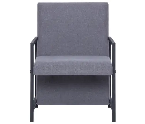 Atpūtas Krēsls, Gaiši Pelēks Audums Vidaxl