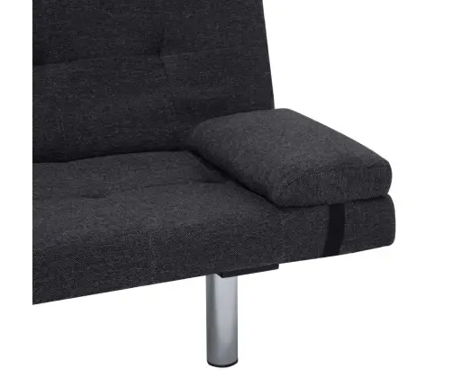 Diivanvoodi Kahe Padjaga, Tumehall, Polüester