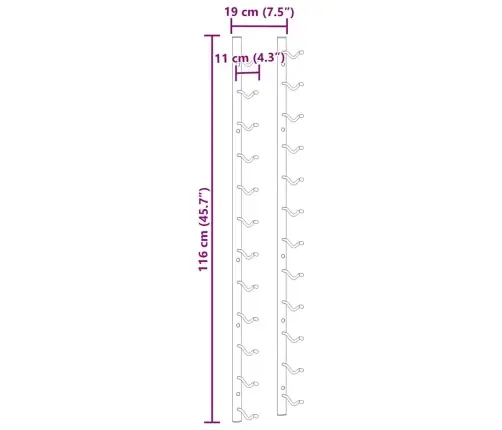 Prie Sien. Mont. Stovas Vynui Skirtas 12 But., Juodos Sp., Gel.