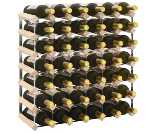 Stovas Vynui Skirtas 42 Buteliams, Pušies Medienos Masyvas