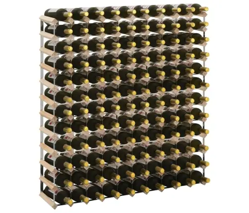 Vīna Pudeļu Statīvs 120 Pudelēm, Priedes Masīvkoks Vidaxl