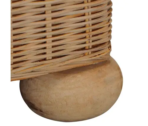 Trīsvietīgs Dīvāns Ar Matračiem, Dabīga Rotangpalma Vidaxl